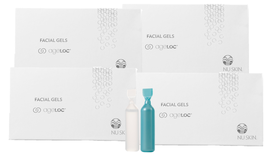 2 on sale tubes of NUSKIN nu skin ageloc GALVANIC SPA FACIAL GELS #4